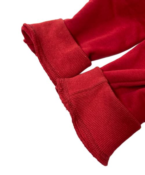 PC TOKYO（ピーシー トーキョー）PC TOKYO (ピーシー トーキョー) ツノ付きジップパーカー レッド サイズ:XLの古着・服飾アイテム