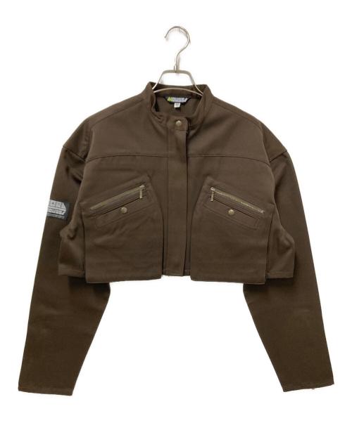 moussy（マウジー）moussy (マウジー) TORAICHI (トライチ) ショートジャケット ブラウン サイズ:FREEの古着・服飾アイテム