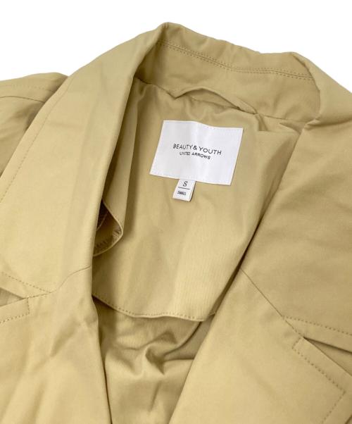 BEAUTY&YOUTH（ビューティーアンドユース）BEAUTY&YOUTH (ビューティーアンドユース) コットンツイルラップコート ベージュ サイズ:S 未使用品の古着・服飾アイテム