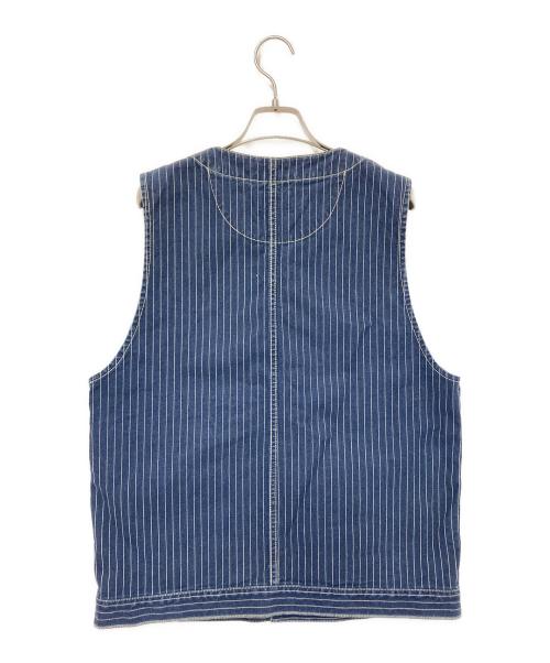Schott（ショット）Schott (ショット) OLD HICKORY DENIM VEST ネイビー サイズ:Lの古着・服飾アイテム