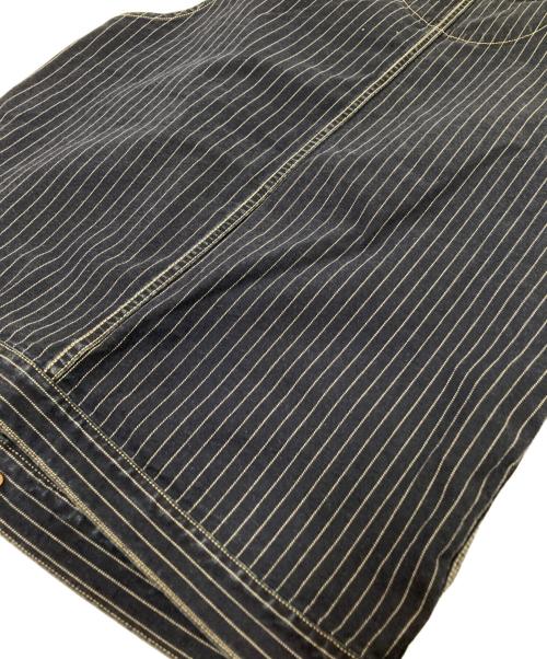Schott（ショット）Schott (ショット) OLD HICKORY DENIM VEST ネイビー サイズ:Lの古着・服飾アイテム