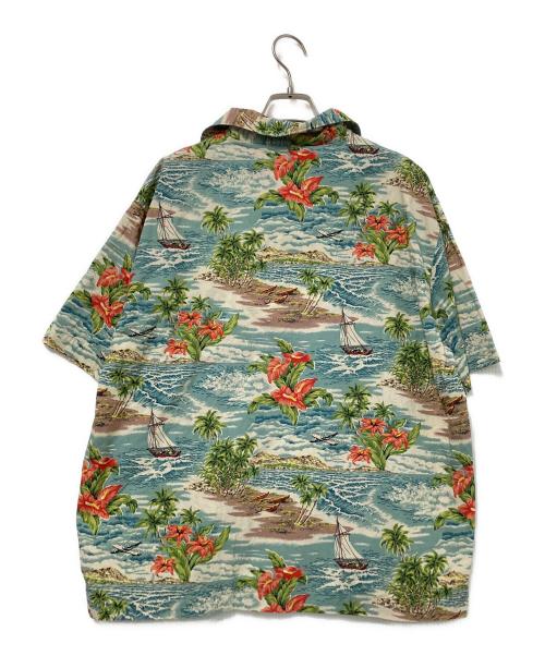POLO RALPH LAUREN（ポロ・ラルフローレン）POLO RALPH LAUREN (ポロ・ラルフローレン) アロハシャツ プルオーバー セットアップ ブルー サイズ:LLの古着・服飾アイテム