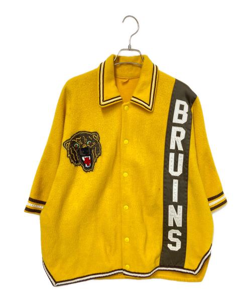 Bob Fritz（ボブ フリッツ）Bob Fritz (ボブ フリッツ) 60‘Sハーフスリーブジャケット イエロー サイズ:下記参照の古着・服飾アイテム