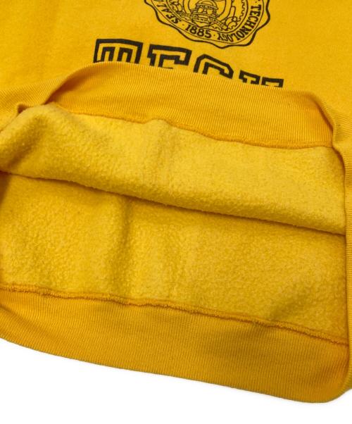 RUSSELL ATHLETIC（ラッセルアスレチック）RUSSELL ATHLETIC (ラッセルアスレチック) 80-90`SVガゼットカレッジプリントスウェット イエロー サイズ:Lの古着・服飾アイテム