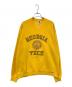 RUSSELL ATHLETIC（ラッセルアスレチック）の古着「80-90`SVガゼットカレッジプリントスウェット」｜イエロー