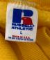 中古・古着 RUSSELL ATHLETIC (ラッセルアスレチック) 80-90`SVガゼットカレッジプリントスウェット イエロー サイズ:L：6000円