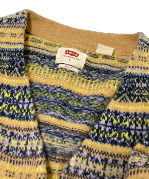 LEVI'S（リーバイス）LEVI'S (リーバイス) BOXY カーディガン イエロー サイズ:Lの古着・服飾アイテム