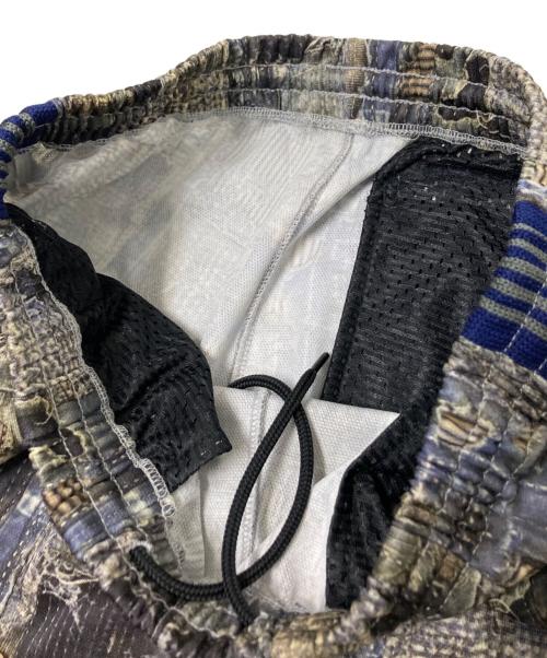 Needles（ニードルズ）Needles (ニードルズ) LHP (エルエイチピー) H.D.TRACK PANT - POLY SMOOTH/PRINTED グレー×ネイビー サイズ:XSの古着・服飾アイテム