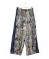 Needles（ニードルズ）の古着「H.D.TRACK PANT - POLY SMOOTH/PRINTED」｜グレー×ネイビー
