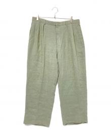 POLO RALPH LAUREN（ポロ・ラルフローレン）の古着「リネンパンツ」｜グリーン