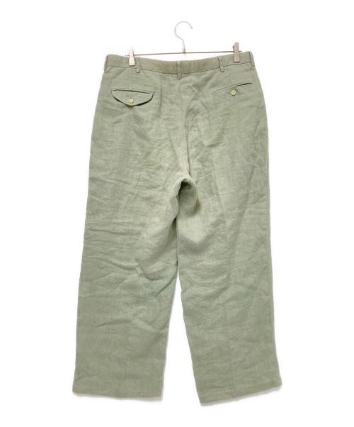 POLO RALPH LAUREN（ポロ・ラルフローレン）POLO RALPH LAUREN (ポロ・ラルフローレン) リネンパンツ グリーン サイズ:36×34の古着・服飾アイテム