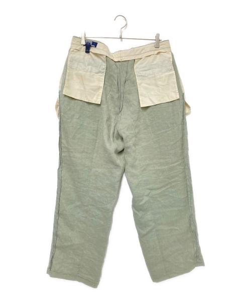 POLO RALPH LAUREN（ポロ・ラルフローレン）POLO RALPH LAUREN (ポロ・ラルフローレン) リネンパンツ グリーン サイズ:36×34の古着・服飾アイテム