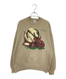 JERZEES（ジャージーズ）の古着「クルーネックスウェット」｜ベージュ