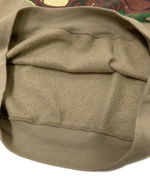 JERZEES（ジャージーズ）JERZEES (ジャージーズ) クルーネックスウェット ベージュ サイズ:Lの古着・服飾アイテム