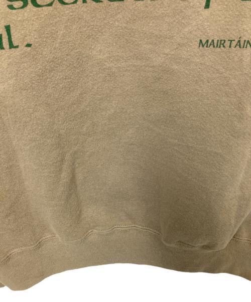 JERZEES（ジャージーズ）JERZEES (ジャージーズ) クルーネックスウェット ベージュ サイズ:Lの古着・服飾アイテム