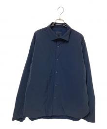 DESCENTE ALLTERRAIN（デザイント オルテライン）の古着「INSULATED LONG-SLEEVE SHIRTS」｜ネイビー