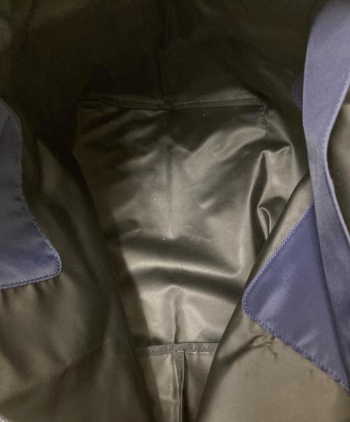 LONGCHAMP（ロンシャン）LONGCHAMP (ロンシャン) 舟形トートバッグ ネイビー×ブラウン サイズ:下記参照の古着・服飾アイテム