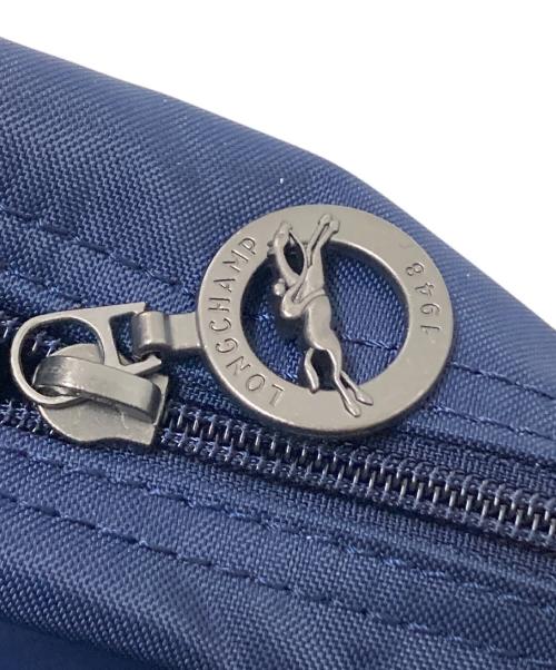 LONGCHAMP（ロンシャン）LONGCHAMP (ロンシャン) 舟形トートバッグ ネイビー×ブラウン サイズ:下記参照の古着・服飾アイテム