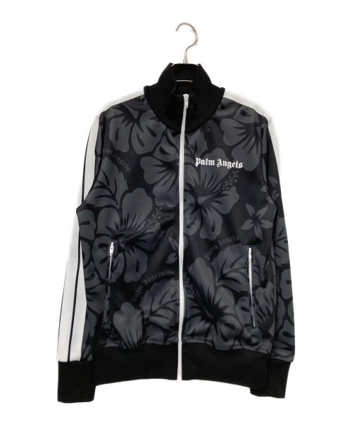 Palm Angels（パーム エンジェルス）Palm Angels (パーム エンジェルス) HAWAIIAN TRACK JACKET ブラック×ホワイト サイズ:Sの古着・服飾アイテム