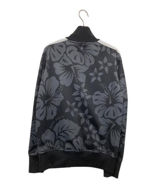 Palm Angels（パーム エンジェルス）Palm Angels (パーム エンジェルス) HAWAIIAN TRACK JACKET ブラック×ホワイト サイズ:Sの古着・服飾アイテム