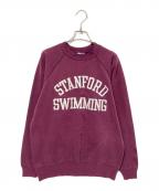 Hanesヘインズ）の古着「ラグランスウェット」｜パープル