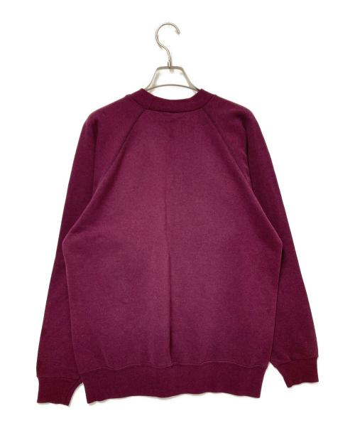 Hanes（ヘインズ）Hanes (ヘインズ) ラグランスウェット パープル サイズ:Lの古着・服飾アイテム