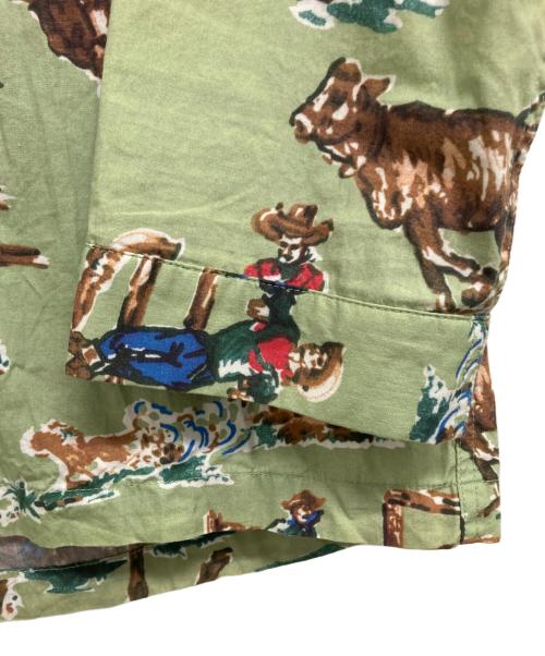 BOWWOW（バウワウ）BOWWOW (バウワウ) “KURT COWBOY” SHIRTS グリーン サイズ:Mの古着・服飾アイテム