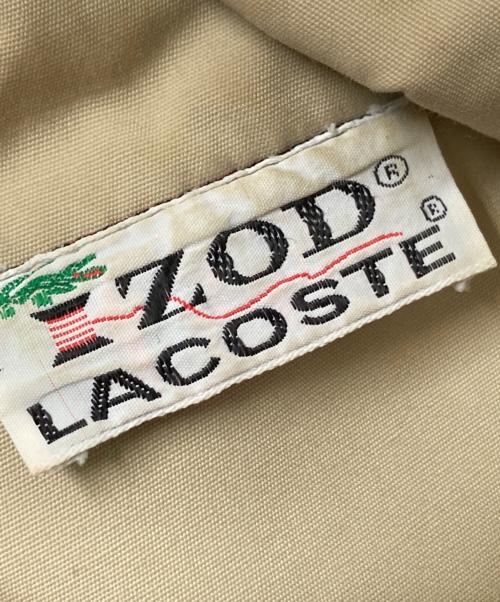 IZOD LACOSTE（アイゾッド ラコステ）IZOD LACOSTE (アイゾッド ラコステ) ハリントンジャケット ベージュ サイズ:Sの古着・服飾アイテム