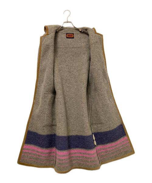 hysterics（ヒステリックス）hysterics (ヒステリックス) 切替ダッフルコート ブラウン サイズ:Fの古着・服飾アイテム