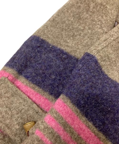 hysterics（ヒステリックス）hysterics (ヒステリックス) 切替ダッフルコート ブラウン サイズ:Fの古着・服飾アイテム
