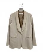 Plageプラージュ）の古着「パールボタンジャケット」｜ベージュ