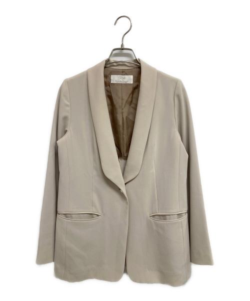 Plage（プラージュ）Plage (プラージュ) パールボタンジャケット ベージュ サイズ:Sの古着・服飾アイテム