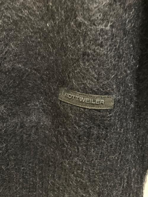 ROTTWEILER（ロットワイラー）ROTTWEILER (ロットワイラー) R9 MOHAIR KNIT ブラック サイズ:Sの古着・服飾アイテム