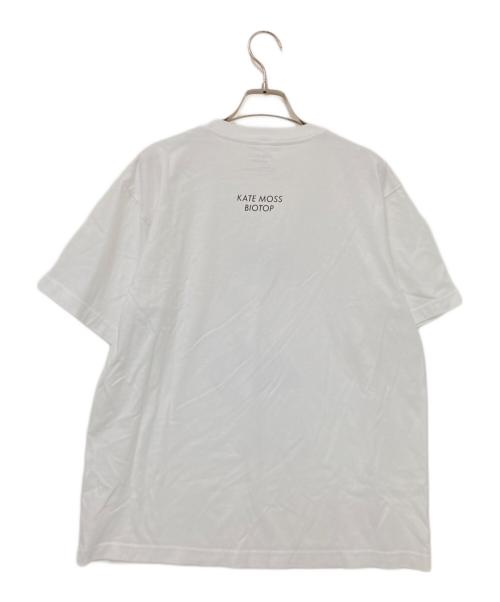 KATE MOSS（ケイト モス）KATE MOSS (ケイト モス) David Sims Photo T-shirts ホワイト サイズ:Lの古着・服飾アイテム