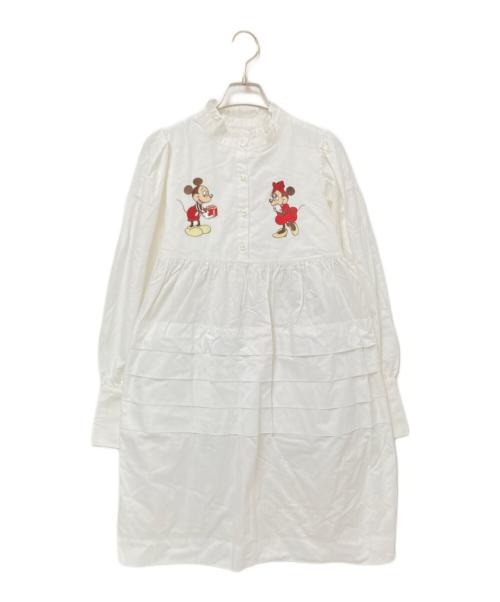 moussy（マウジー）moussy (マウジー) コラボミニワンピース ホワイト サイズ:Fの古着・服飾アイテム