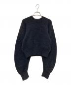 TODAYFULトゥデイフル）の古着「Wool 100% Raglan Knit」｜ブラック