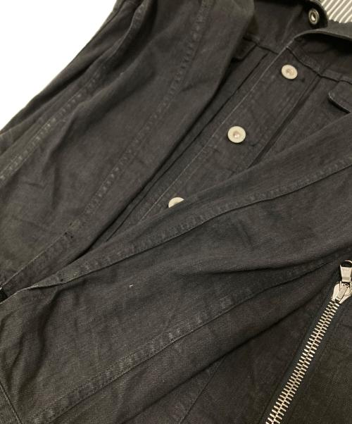 5351 pour les hommes（5351プールオム）5351 pour les hommes (5351プールオム) デニムジャケット ブラック サイズ:44の古着・服飾アイテム