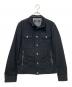 5351 pour les hommes（5351プールオム）の古着「デニムジャケット」｜ブラック