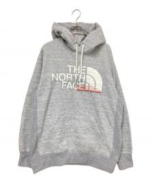 THE NORTH FACE（ザ ノース フェイス）の古着「Front Half DOME Hoodie」｜グレー