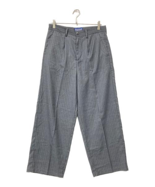 Sqoud Clothing（スクード クロウジング）Sqoud Clothing (スクード クロウジング) Line Flow Slacks グレー サイズ:Mの古着・服飾アイテム