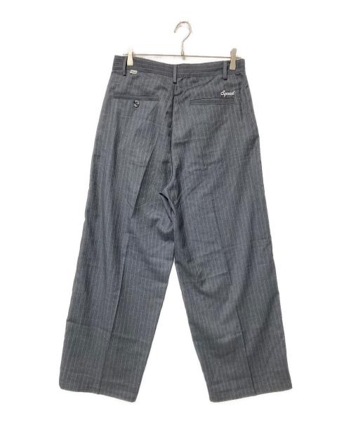 Sqoud Clothing（スクード クロウジング）Sqoud Clothing (スクード クロウジング) Line Flow Slacks グレー サイズ:Mの古着・服飾アイテム