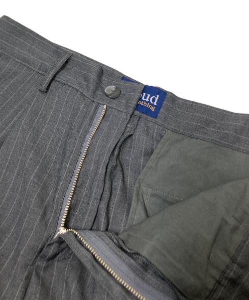 Sqoud Clothing（スクード クロウジング）Sqoud Clothing (スクード クロウジング) Line Flow Slacks グレー サイズ:Mの古着・服飾アイテム