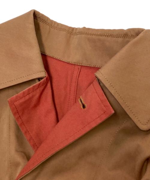 beautiful people（ビューティフルピープル）beautiful people (ビューティフルピープル) icolors gabardine soutien collar coat ベージュ サイズ:36の古着・服飾アイテム