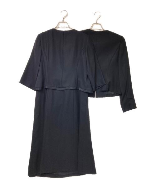 SOIR REVE（ソワール レーヴ）SOIR REVE (ソワール レーヴ) フォーマルワンピースセットアップ ブラック サイズ:13の古着・服飾アイテム