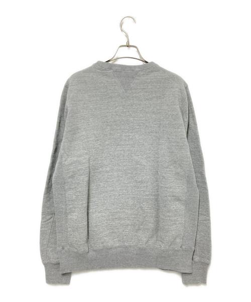 REMI RELIEF（レミレリーフ）REMI RELIEF (レミレリーフ) BEAMS PLUS (ビームスプラス) 別府 Sweat Crew Neck 23 グレー サイズ:XL 未使用品の古着・服飾アイテム