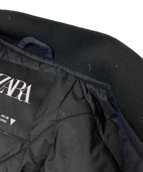 ZARA（ザラ）ZARA (ザラ) 中綿MA-1ジャケット ネイビー サイズ:Mの古着・服飾アイテム