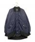 ZARA（ザラ）の古着「中綿MA-1ジャケット」｜ネイビー