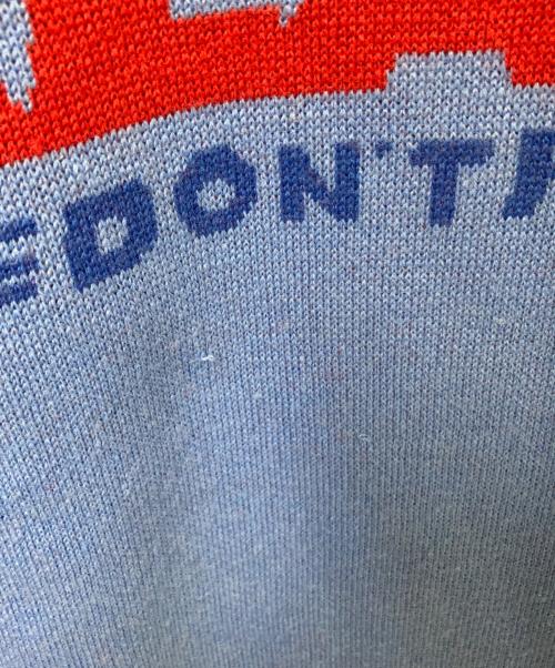 X-LARGE（エクストララージ）X-LARGE (エクストララージ) ハーフジップニット ブルー×レッド サイズ:Sの古着・服飾アイテム