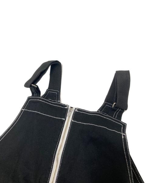 X-GIRL（エックスガール）X-GIRL (エックスガール) SKATER DENIM FLIGHT OVERALL ブラック サイズ:Mの古着・服飾アイテム