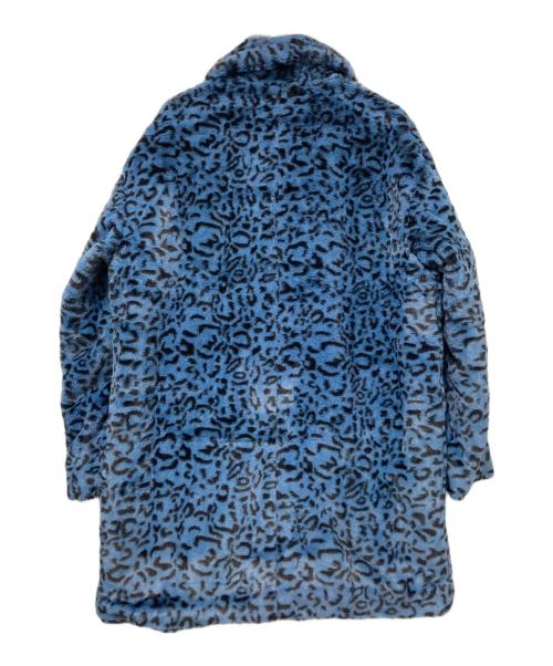 X-GIRL（エックスガール）X-GIRL (エックスガール) ボアコート ブルー×ブラック サイズ:1 未使用品の古着・服飾アイテム